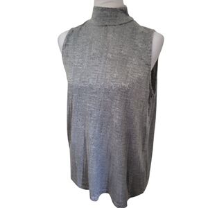 Gap Sleeveless Top Gray Sz L